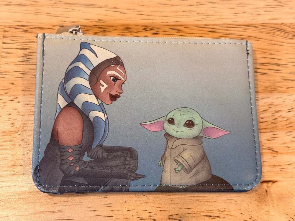 Bioworld Star Wars The Mandalorian Ahsoka Tano and Grogu Card Holder Wallet